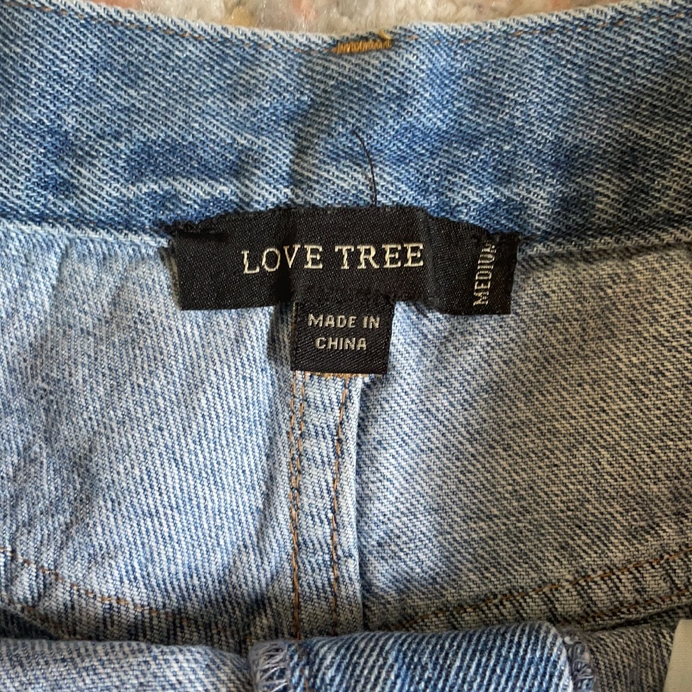High Rise Denim Shorts - Picture 3 of 3